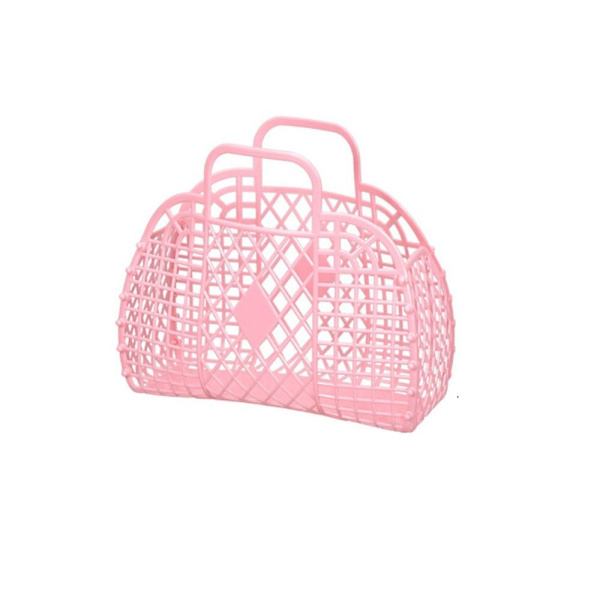 Hollow Basket Muovinen säilytyskori PINK Pink