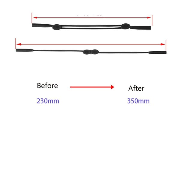 4 STK Briller Cord Briller Kæde Briller Halskæde String 4PCS