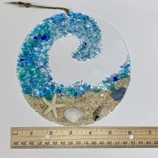 Sun Catcher Memorial Crafts Sea Glass Sun Catcher Par