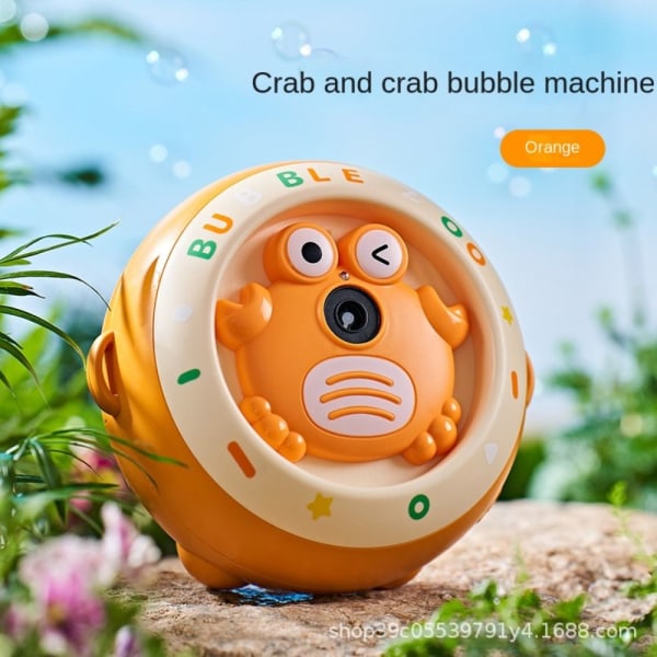 Bubble Blowing Machine Bubble Camera ORANGE orange