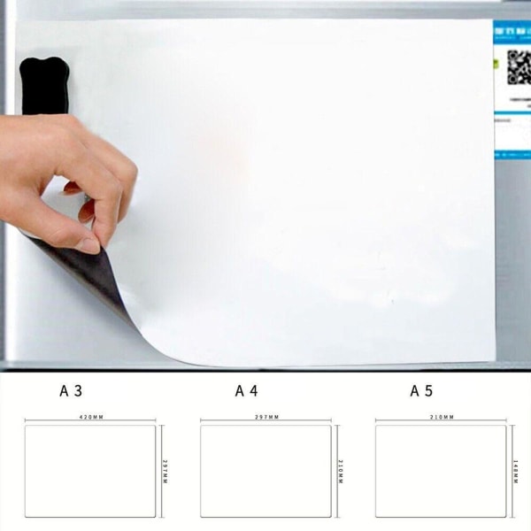 Køleskabsmærkat Magnetisk opslagstavle 3 PENNE 3 PENNE 3 Pens