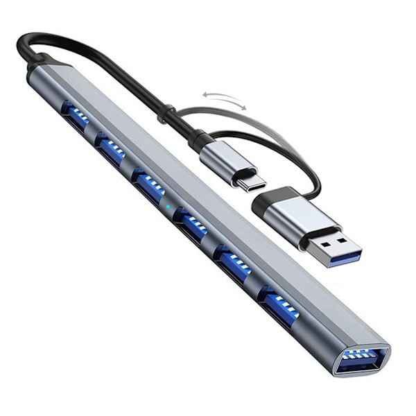 Type-C HUB USB 3.0 Expander Dockningsstation