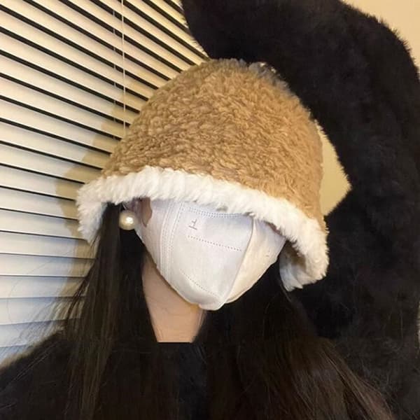 Woolly Bucket Hat Vinterluer HVIT white