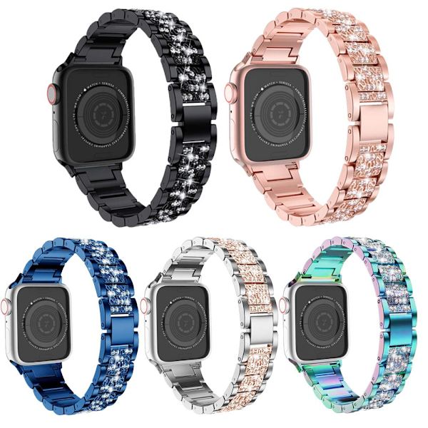 Watch för Apple Watch SE Series 6 5 4 3 2 1 multicolor 42mm and 44mm