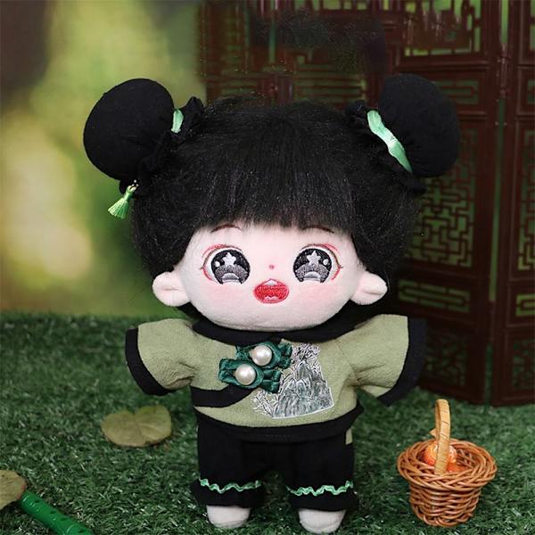 20cm Doll Clothes Doll Cheongsam GREEN CLOTHES CLOTHES Green Clothes-Clothes
