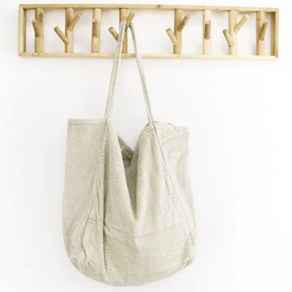 Shopper Bag Lærredstaske BEIGE Beige