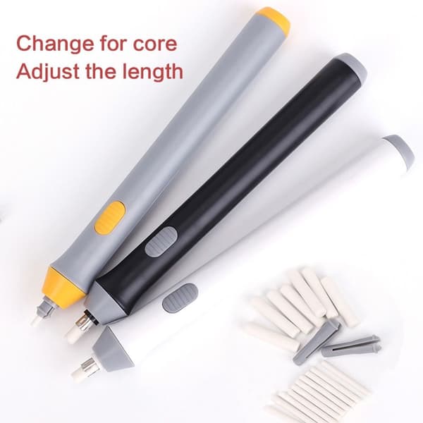Electric Eraser Pen Refill Highlight Erasers MUSTA black