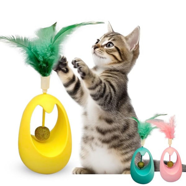 Catnip Ball Cat Teaser Stick ROSA pink