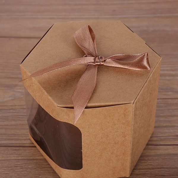 Karkkikakkulaatikot Pakkauspaperikassit RUSKEA 10X10X10CM Brown 10x10x10cm