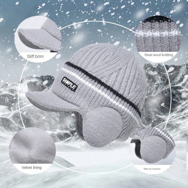 Mössor Mössor Stickad Cap GRÅ grey