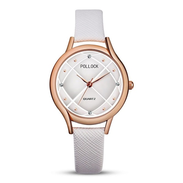 Naisten watch Quartz WristWatch WHITE white