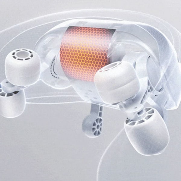 Axelnackmassager Smart Hot Compress Massager 3D Knådning