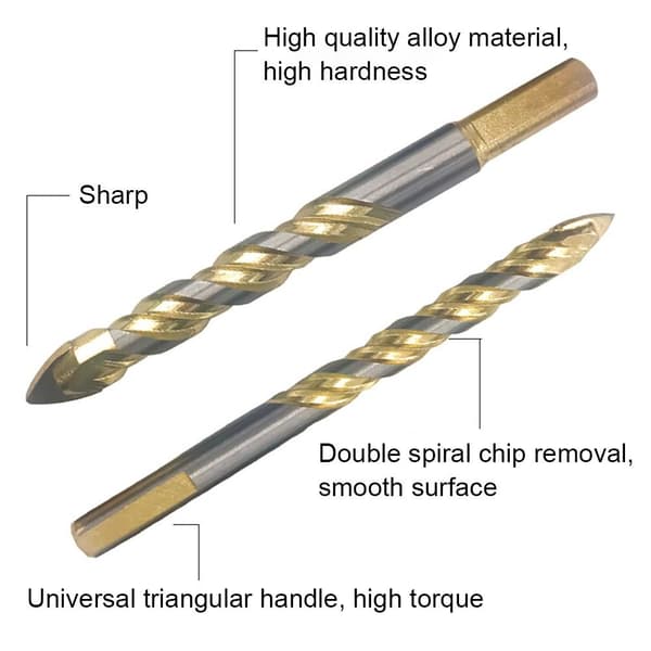 Triangel Drill Twist Bit 12MM 12mm