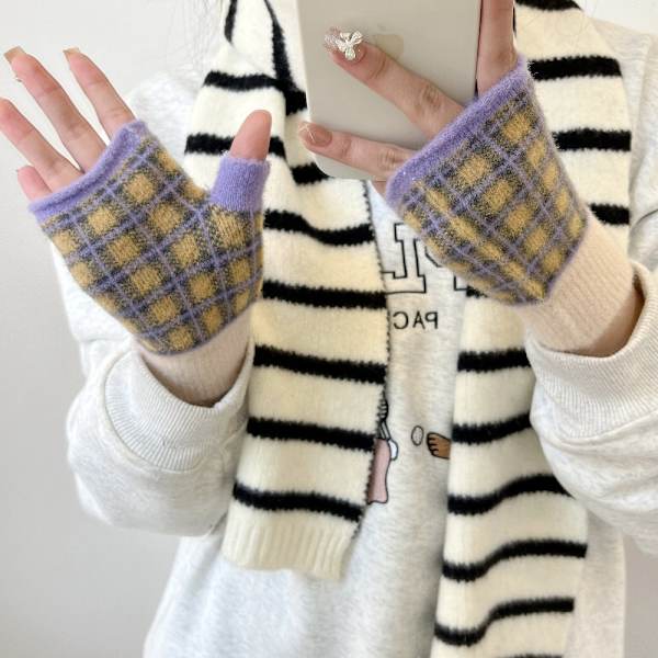 Fingerløse handsker Halvfingerhandsker LILLA B B purple B-B