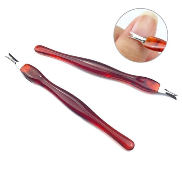 5 Stk Cuticle Pusher Trimmer Cutter Remover BLÅ Blue