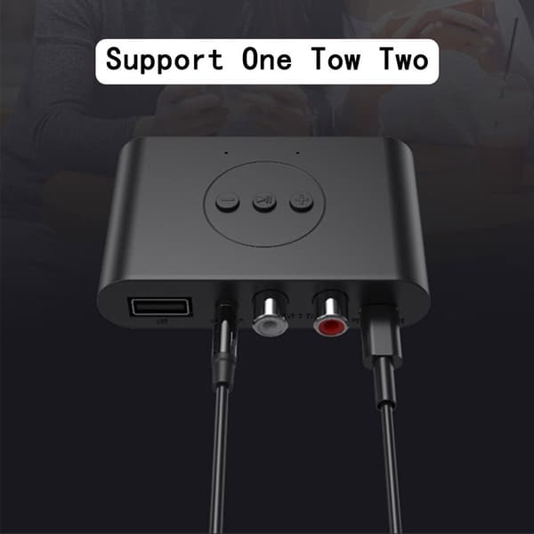 NFC Bluetooth Music Receiver Audio Receiver 3.5 AUX Bluetooth Black