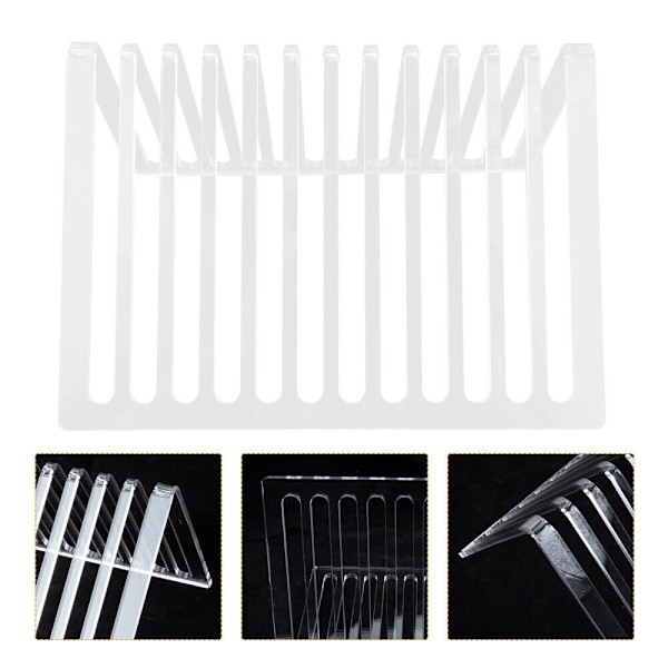 CD-tallennusteline Record Rack Book Organizer