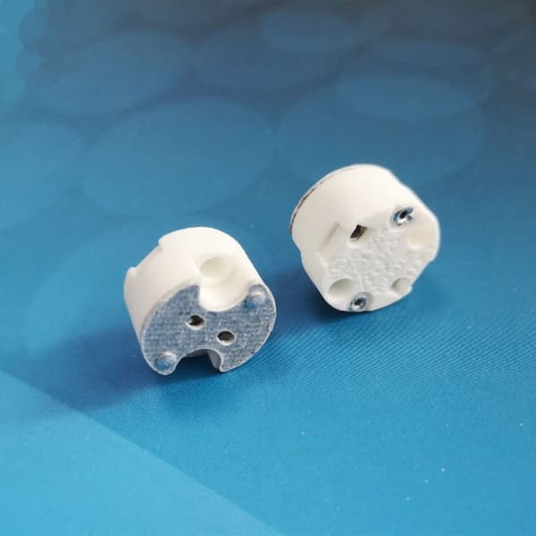 8 stk. Base Socket Wire Connector Halogen