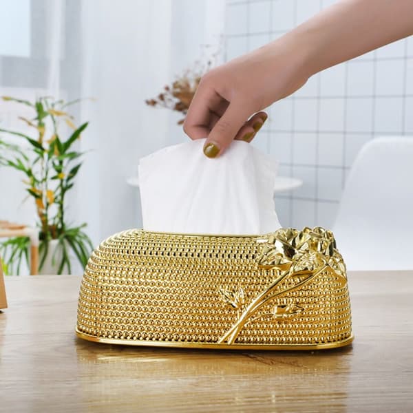 Tissue Box Serviettholder GULL Gold