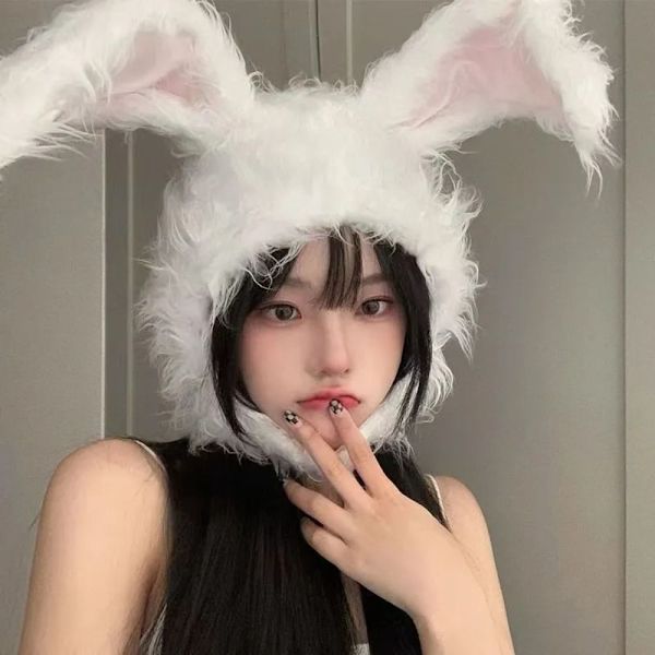 Bunny Ears Hat Øreklap Cap GRÅ Grey