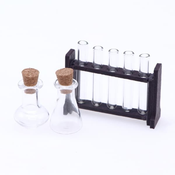 Simuleringsglas Provrör MÖRKBRUN dark brown