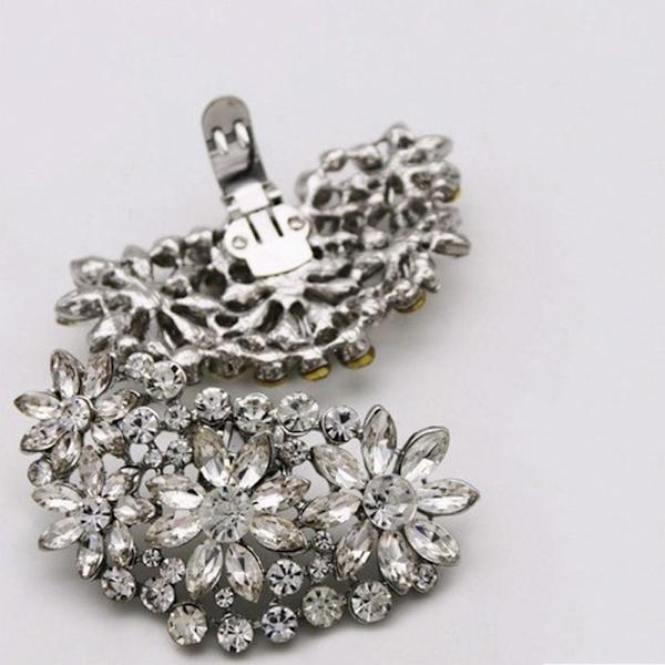 Rhinestone Shoe Clip Shiny Dekorativ Clip ROSE GULD Rose Gold