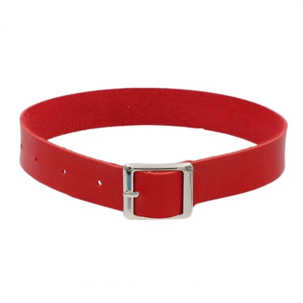 Krage Halsband Hänge Halsband RÖD Red