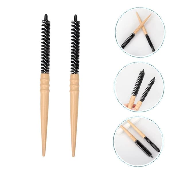 2PC Frisør Small Roller Comb Styling Roll Hårbørste STOR Large