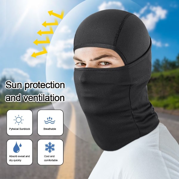 Full Face Cap Cykling Balaclava LILA purple