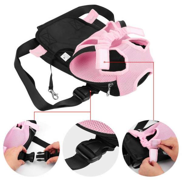 Pet Carrier Pet Ryggsäck PINK M Pink M