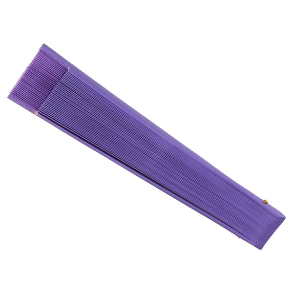 2 Stk Foldeventilator Håndblæser Vintage Håndventilator black&purple