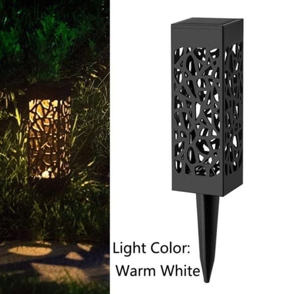 4stk Solar Lights Pathway Lampe VARM HVIT VARM HVIT warm white