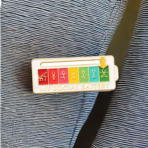 Social Mood Pin Rintaneula Pin STYLE 2 STYLE 2 Style 2