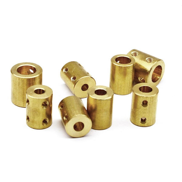 Messingin jäykkä liitin moottorin akselin osat 7MM-10MM 7MM-10MM