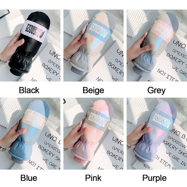 Varme Kvinder Ski Handsker Touch Screen Vanter PINK pink