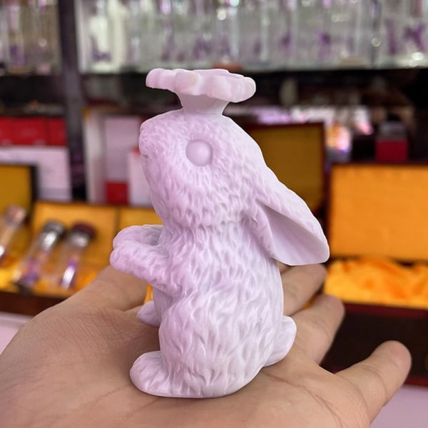 Rabbit näyttötelineen pidike kristallipallojalusta VALKOINEN White