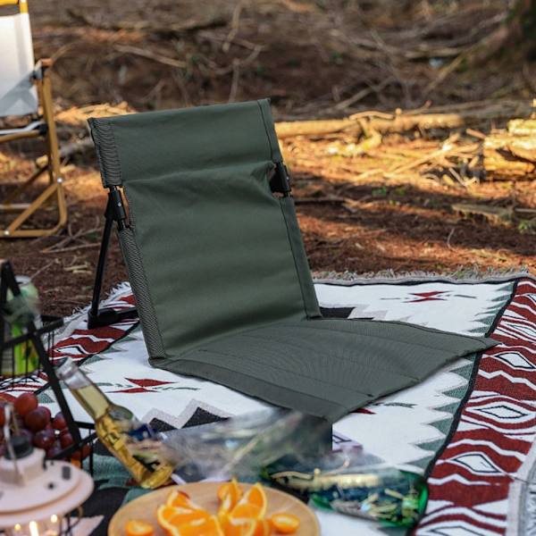 Taitettava rantatuoli Integroitu selkänojatuoli VIHREÄ Green
