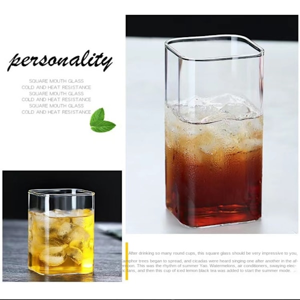 Glasskopp Kaffe Tekopp 250ML 250ml