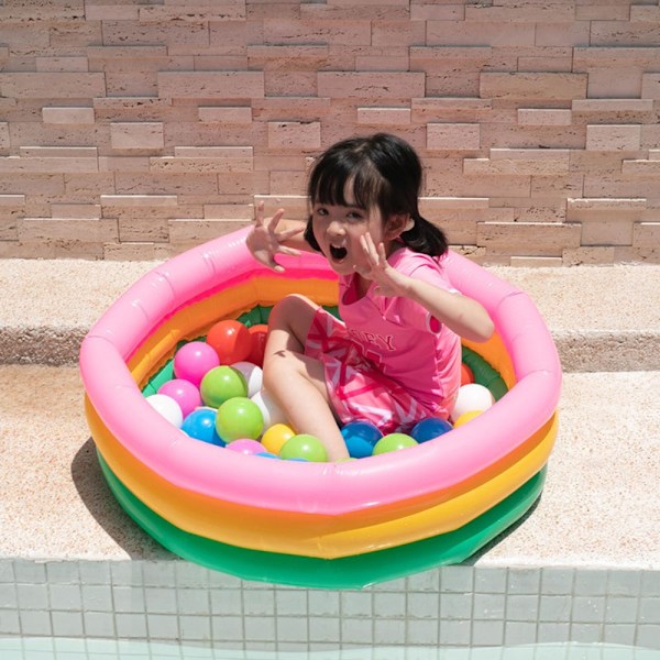 Oppustelig swimmingpool Småbørns swimmingpool WHITE-60CM White-60cm