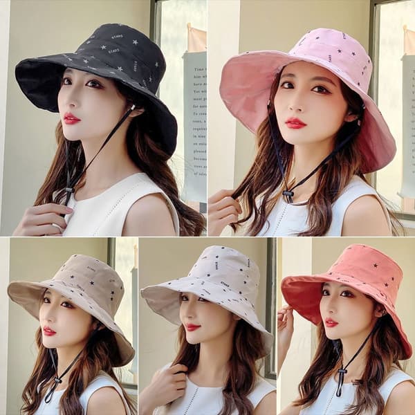 Bomuld Bucket Hats Ruskind Panama Hat SORT Black