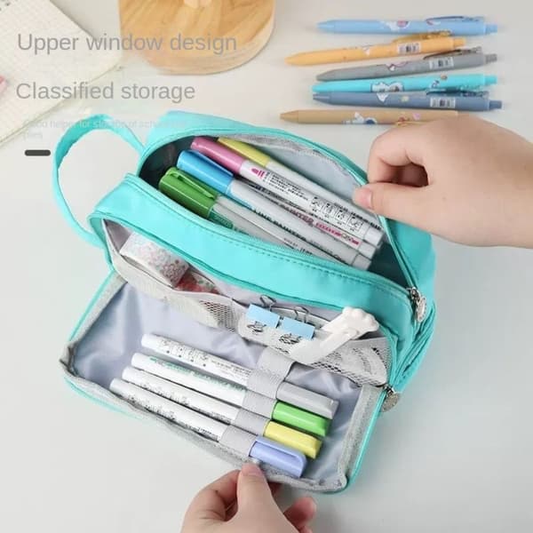 Pencil Case Penal BLUE Blue
