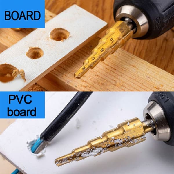 Step Drill Bit Pagoda Sawtooth Set OPP PACKNING OPP PACKNING OPP Packing