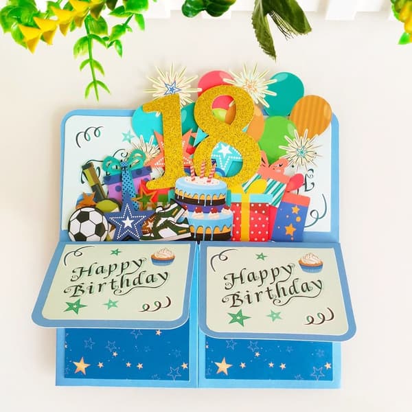 3D Pop-up buket papirblomster 3 3 3