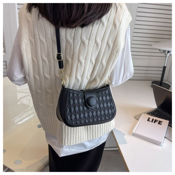 Plaid Small Bag Skuldertaske SORT Black