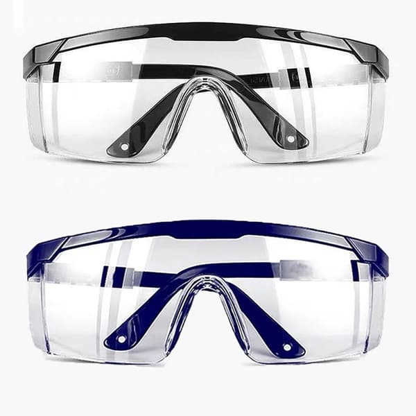 3 STK Protect Goggles Arbeidssikkerhetsglass BLÅ BLÅ blue