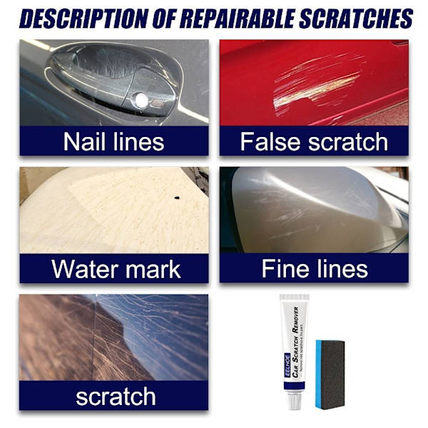 Bil repor Reparation Vax Repar Ta bort Reapir Kit Auto Polish