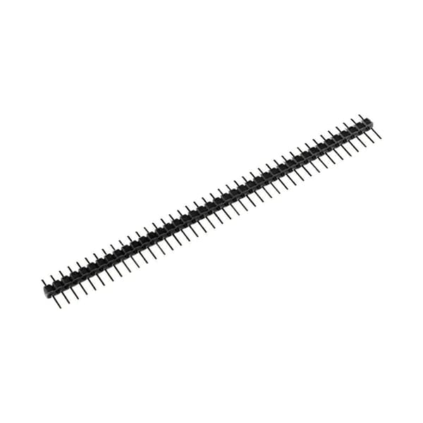 10 STK Enkelt Rækket Lige Header 40Pin SORT Black
