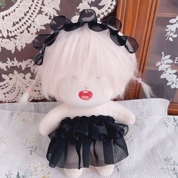 Dockkläder Jelly Kjol Set SVART black