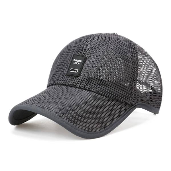 Solbeskyttelseshætter Full Mesh Hatte GRÅ grey