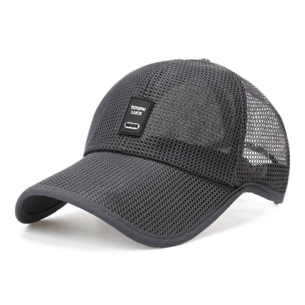 Solbeskyttelseshetter Full Mesh Hats GRÅ grey